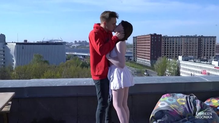 Rooftop Romance Turns Into Hardcore Sex