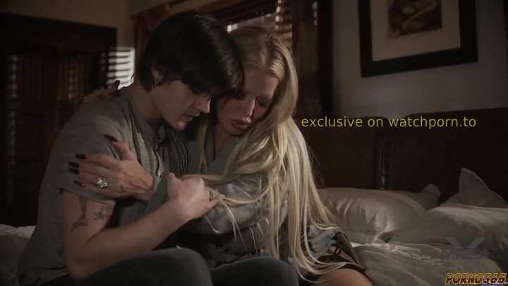 The stepfather ran away and the stepson has to fuck his stepmother himself so that she doesn't freeze