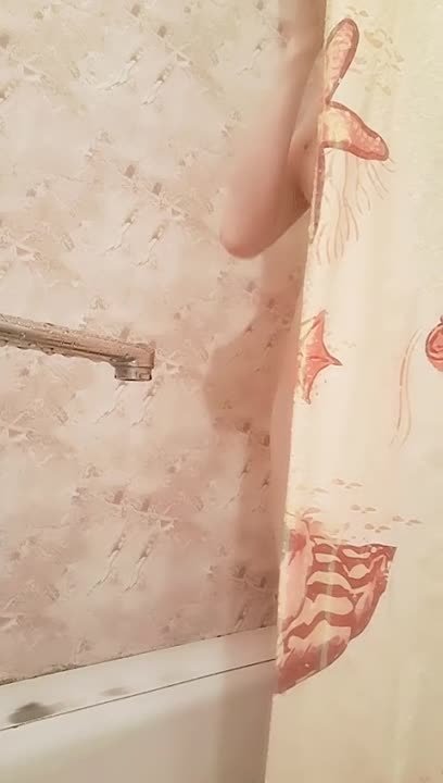 Don't peek, I'm washing myself!